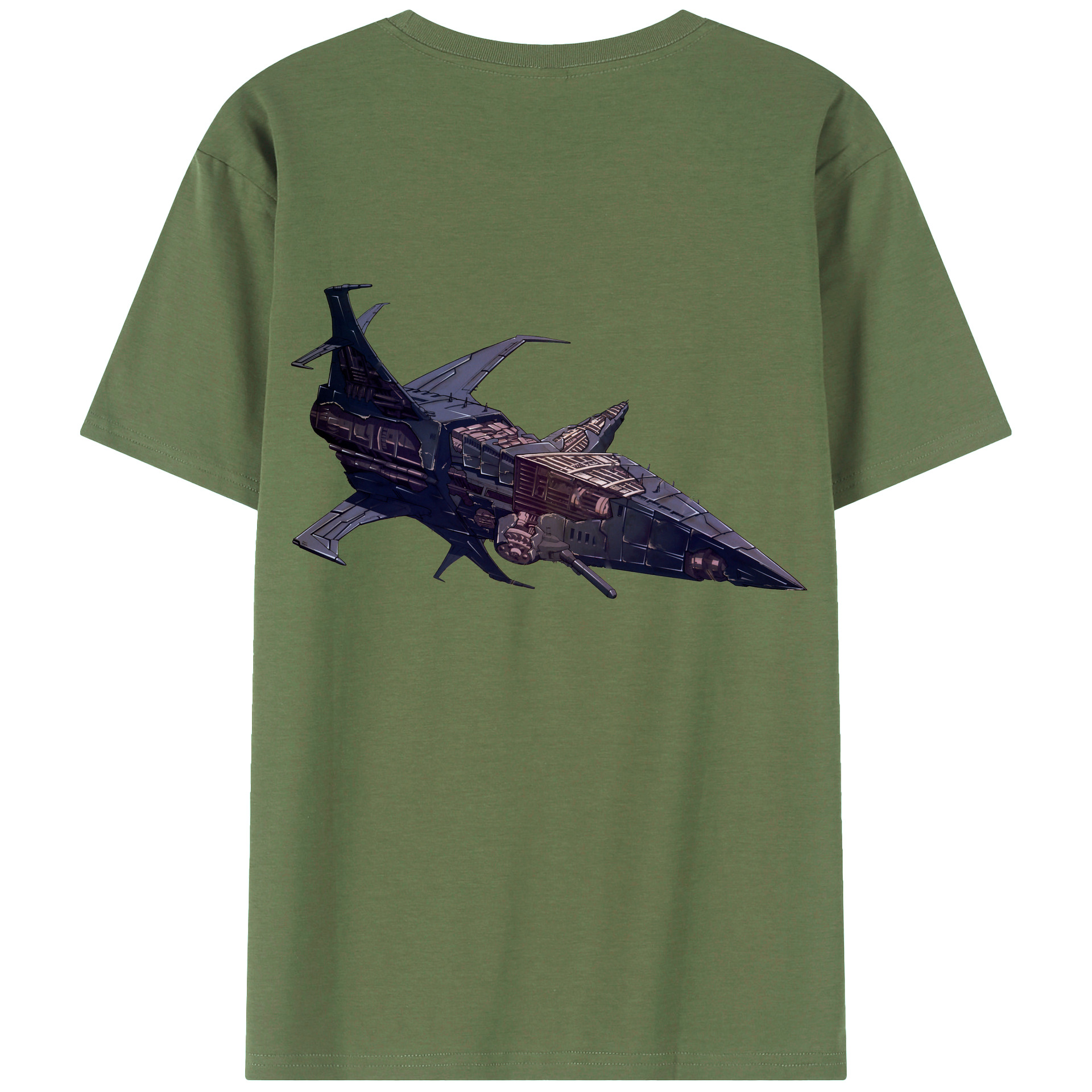 （画像用）  綿100％ メンズ半袖Tシャツ（バックプリント） 通気性